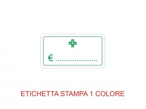 Etichette adesive per farmacie e parafarmacie (mm 30x16) (cod. 14P)